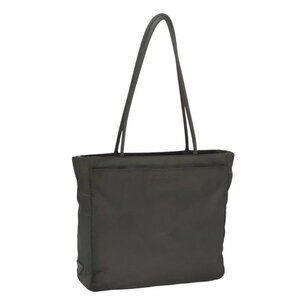 PRADA Tote Bag Nylon Gray Auth
